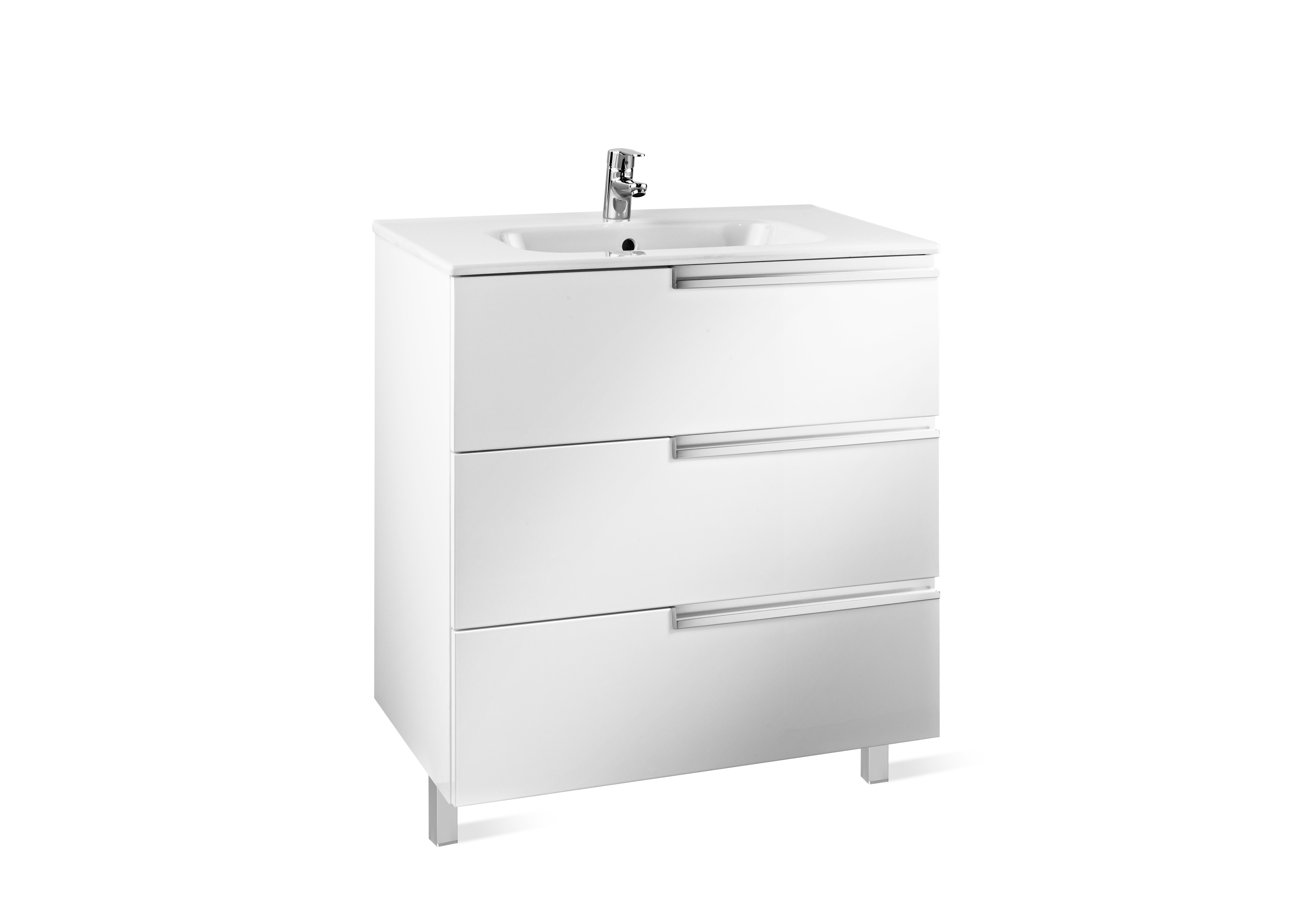 VICTORIA-N 120 2 TIROIRS BLANC