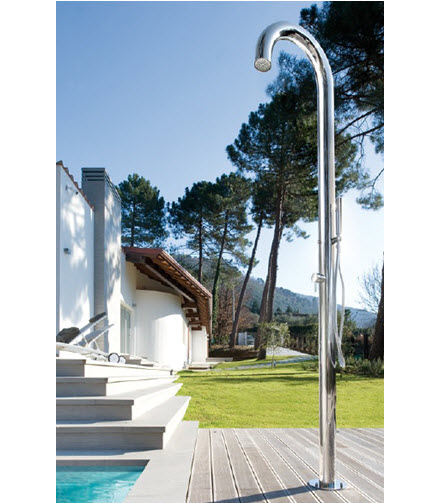 COLONNE DE DOUCHE EXTERIEURE INOX MARIN 316