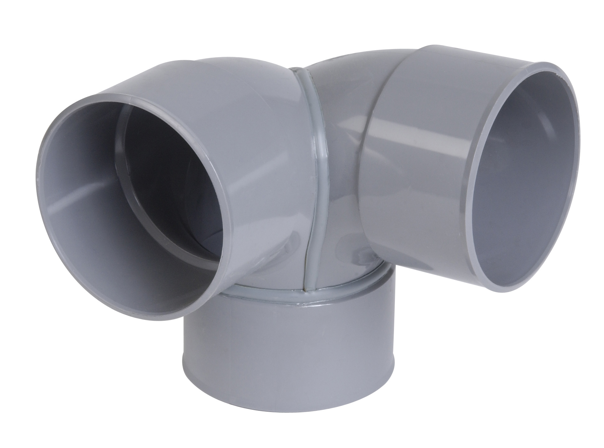 COUDE DBLE 90ø EQUER D100 FF