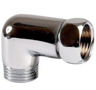 RACCORD DROIT COUDE CHROME