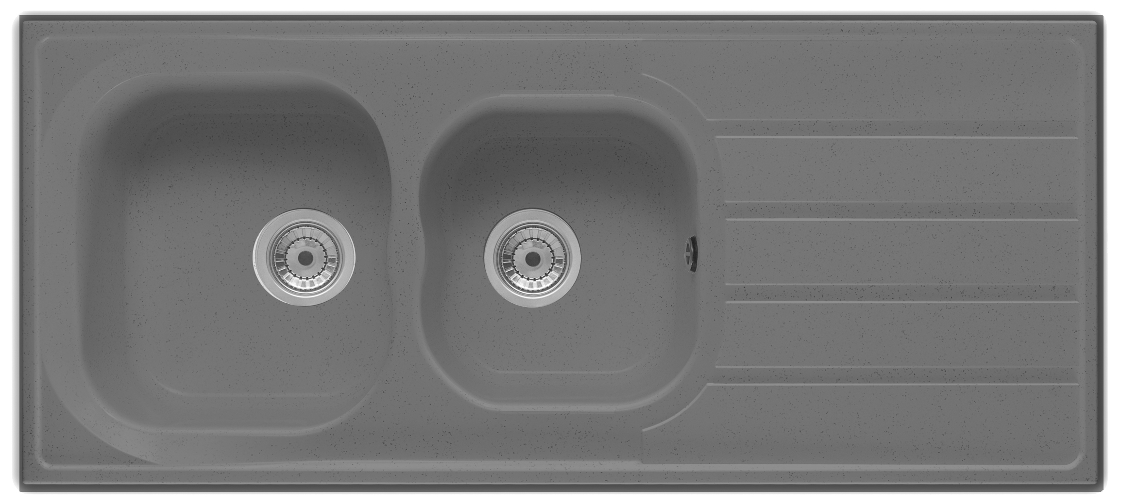 EVIER DAKOTA BETON 2B+E 116X50