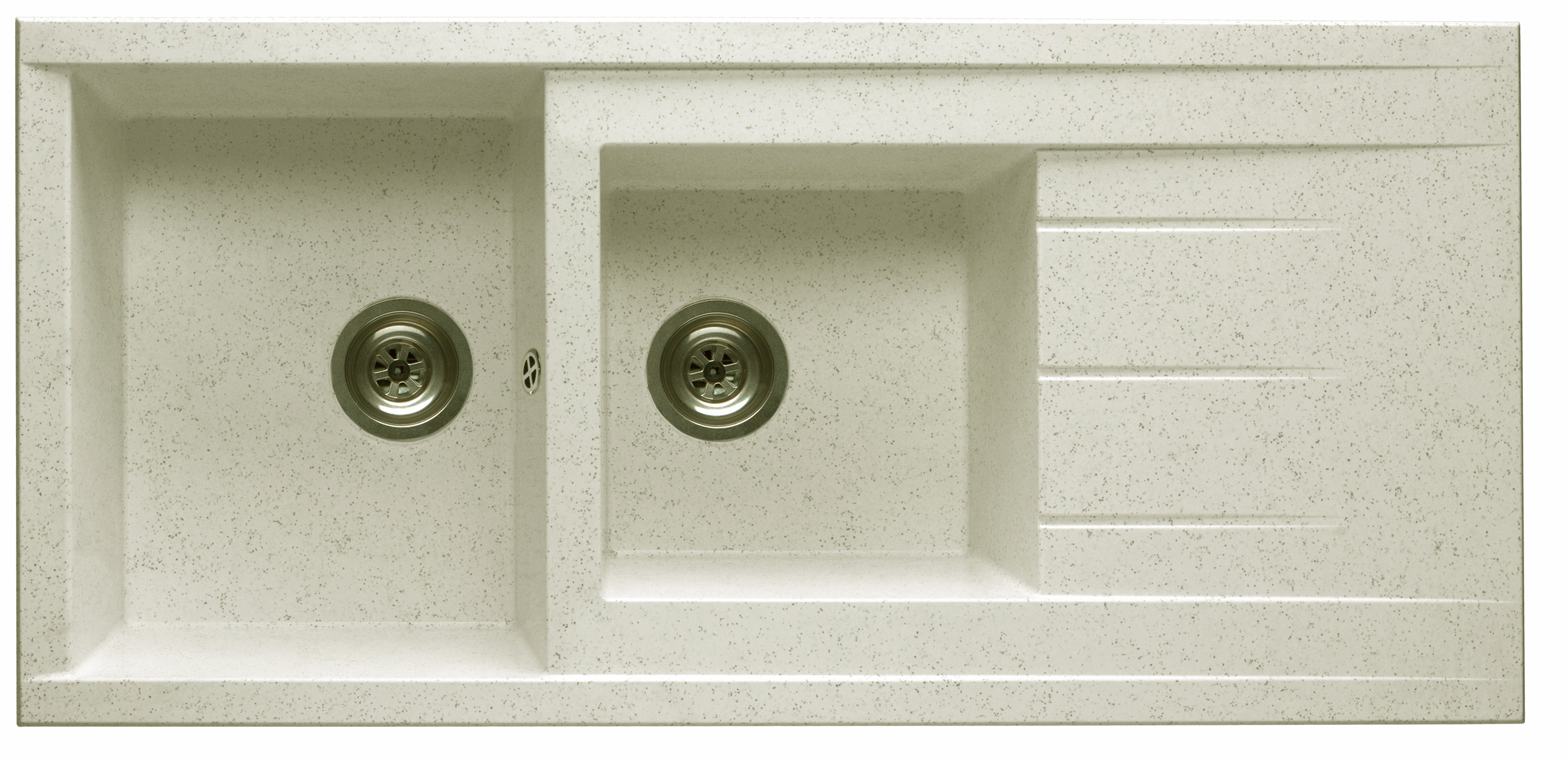 EVIER CUBE BEIGE 110X50