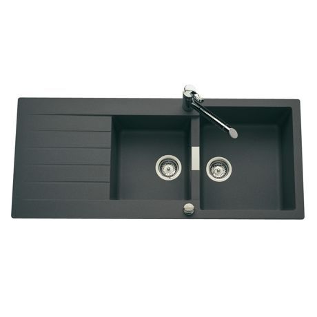 Evier JS AQUATOP « PRIMUS » 2bacs 1 égouttoir 116x50