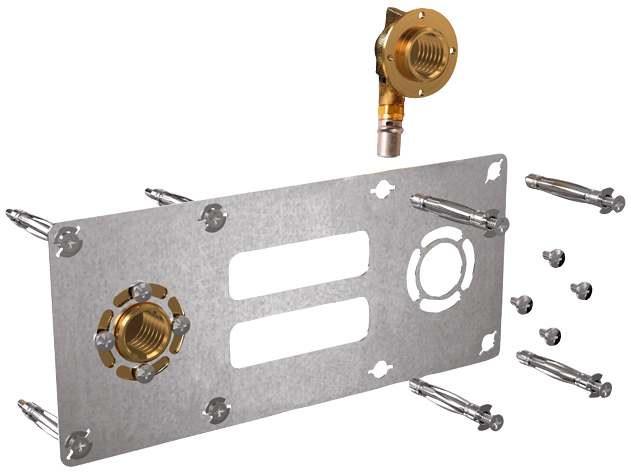 FLUXO PLAQ DOUCHE 15CM 1/2F 16