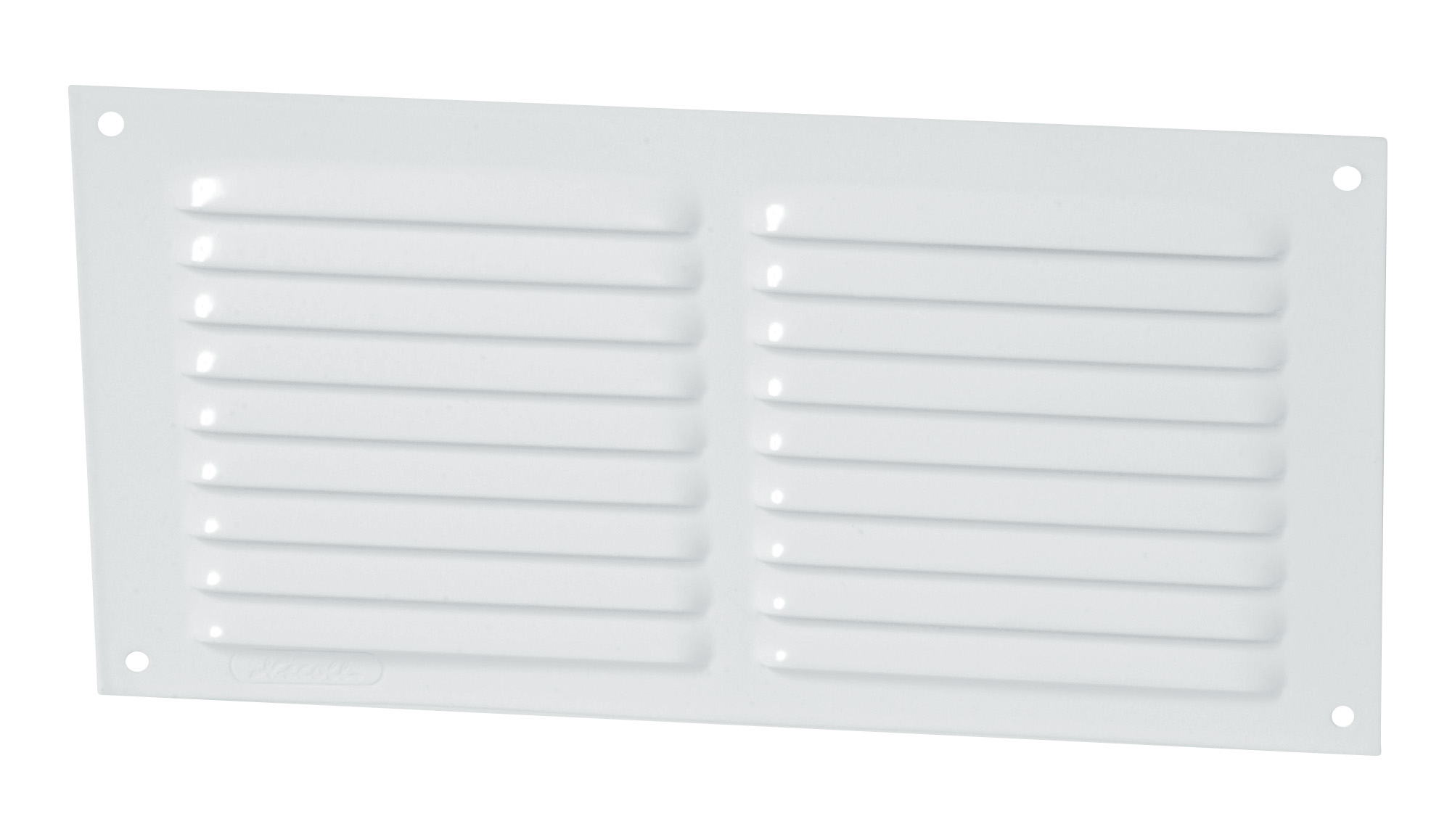 GRILLE VENTIL. ALU BLANC 10X20