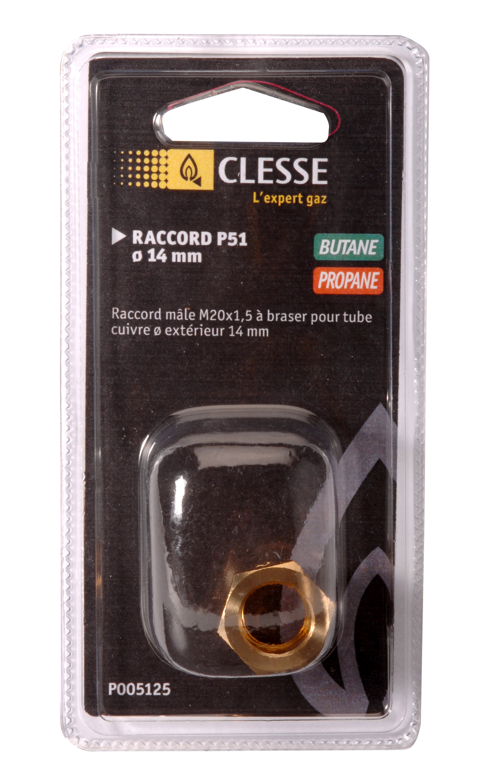 BUTANE RACC MALE · SOUD.12 P51