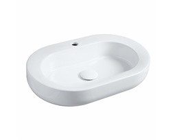 VASQUE OBLONG COCKTAIL AP          BLANC