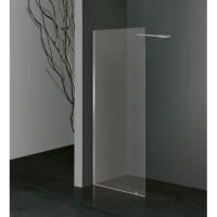PAROI DCHE BACCARAT SOLO 90CM  BARRE DROITE VERRE TRANSPARENT