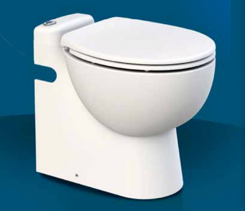 SANICOMPACT-PRO-ECO: Cuvette avec broyeur domestique intÃ©grÃ©