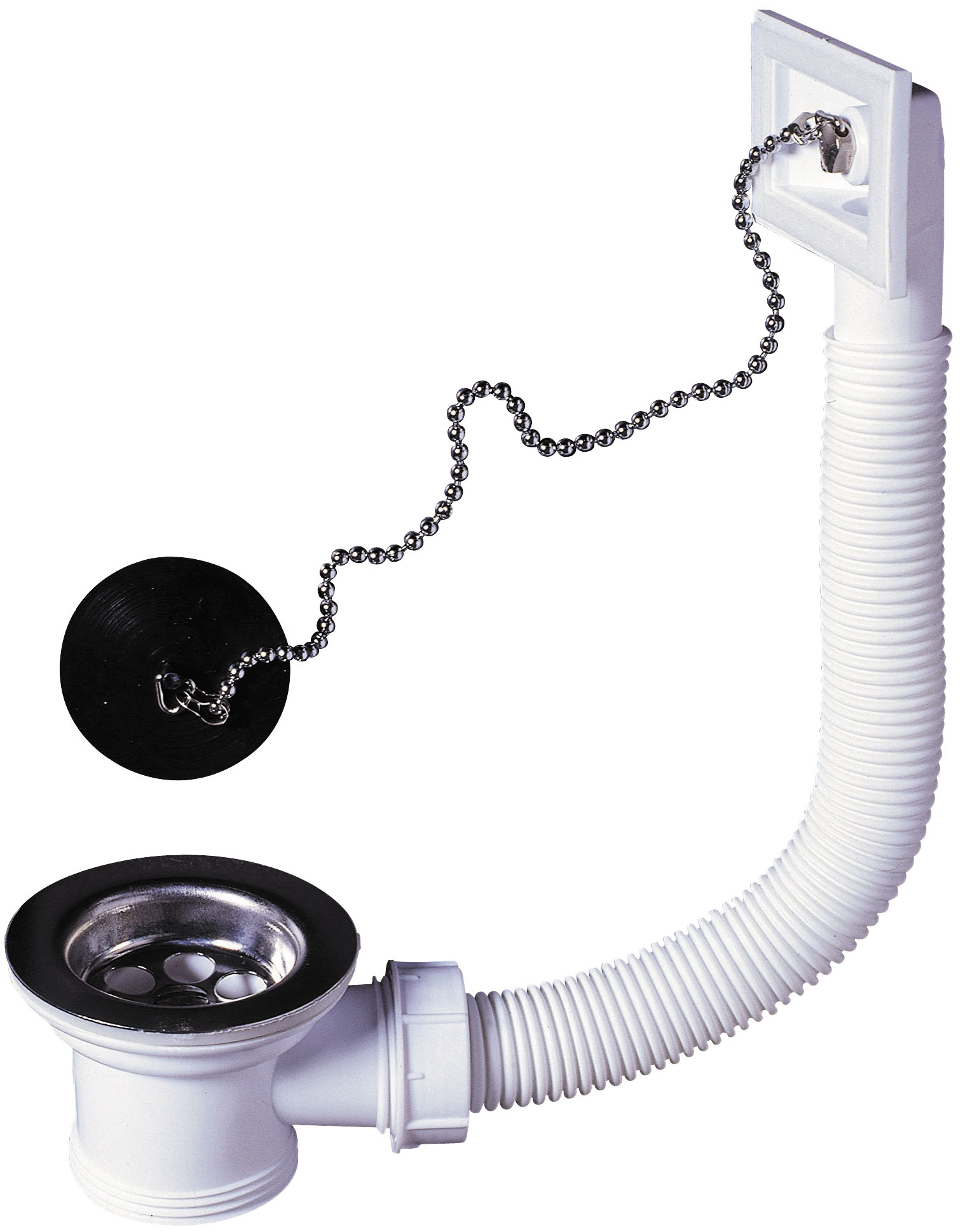 BONDE A TROP PLEIN EVIER INOX