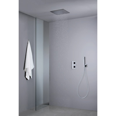 PACK ENCASTRE PLAFOND CLASSIQUE DOUCHE THERMOSTATIQUE