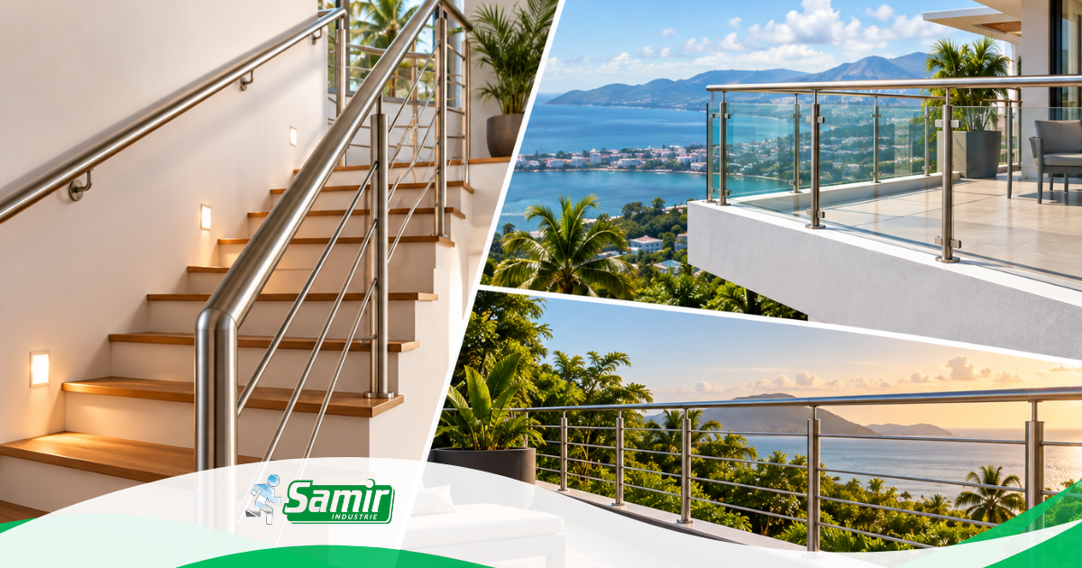 Escaliers, terrasses, balcons : quand les garde-corps deviennent essentiels.