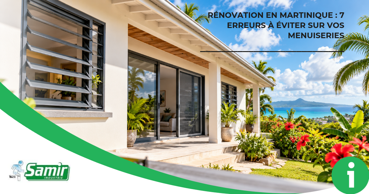 Rénovation en Martinique : 7 erreurs à éviter sur vos menuiseries