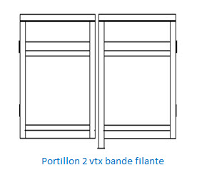 PORTILLON 2 VANTAUX