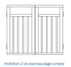 PORTILLON 2 VANTAUX