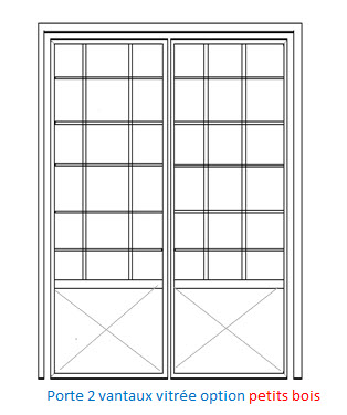 PORTE SOLEAL 2 VANTAUX