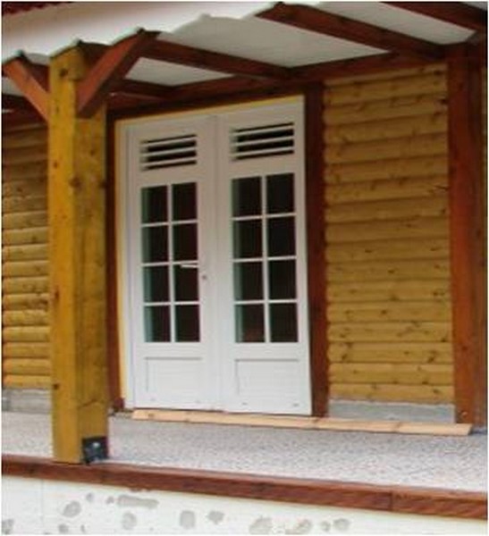 PORTE PVC 2 VANTAUX