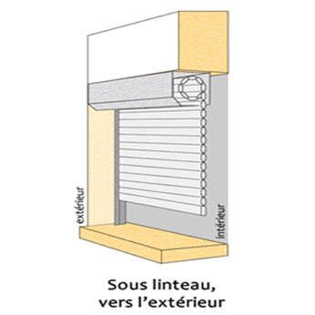 VOLET ROULANT LAME 55 EXTRUDE