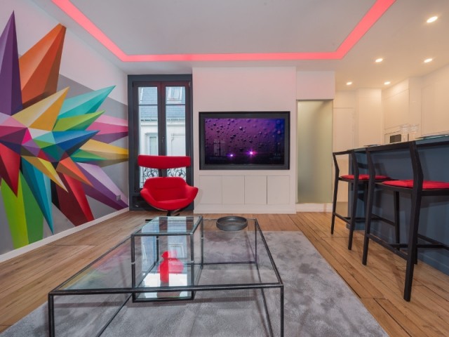 Street art et lumière s'invitent dans un salon parisien | Samir Industrie Martinique