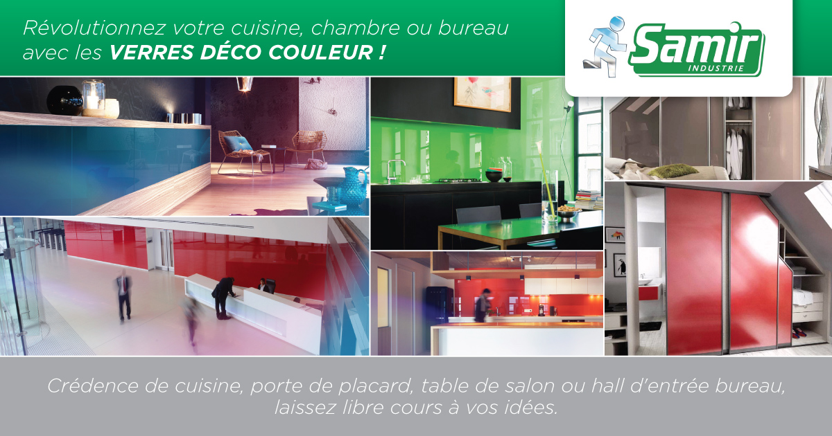 Révolutionnez votre Cuisine, Chambre ou Bureau... avec les Verres Déco Couleur !