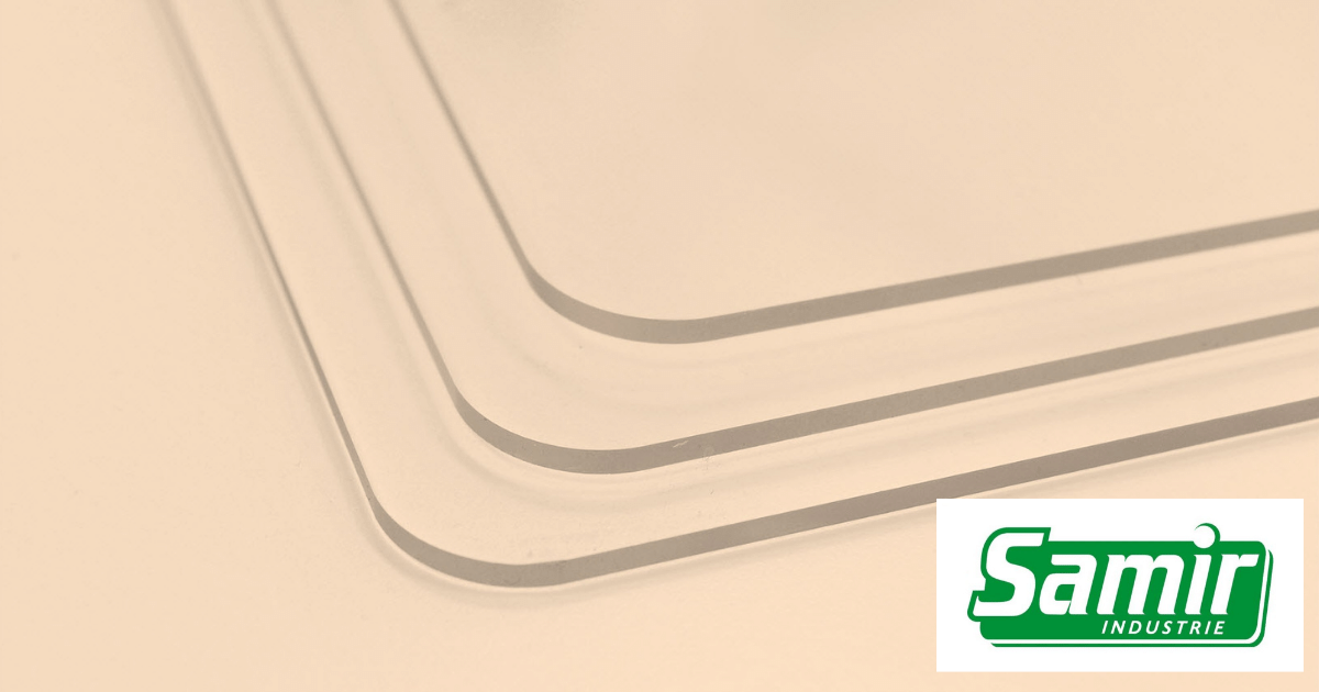 Vos plaques de Plexiglass aux formats standards ou sur mesure avec SAMIR !