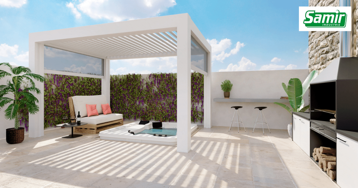 Passez de l'ombre à la lumière... avec une pergola bioclimatique de SAMIR !