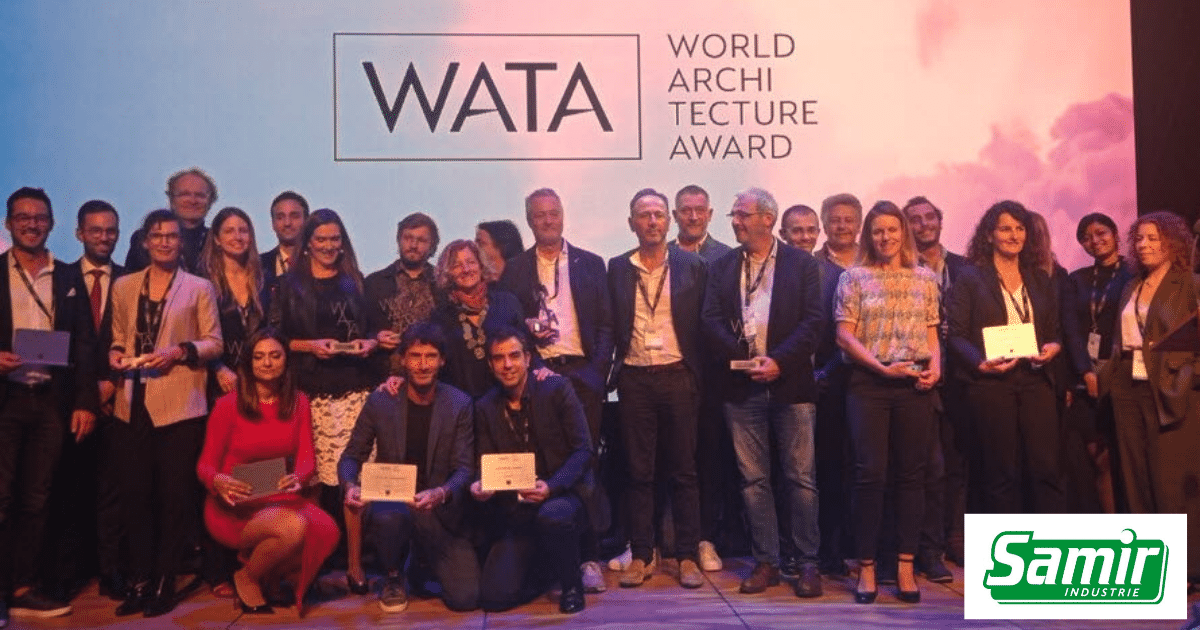 Une remise des prix à la Tour Eiffel pour la seconde édition du concours d'architecture WATA - SAMIR Industrie Martinique.