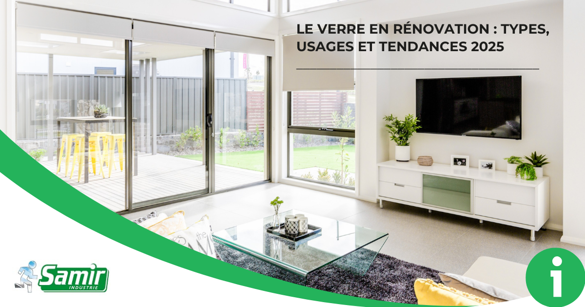 Le verre : un matériau moderne et polyvalent pour rénover et aménager les bâtiments - SAMIR Martinique