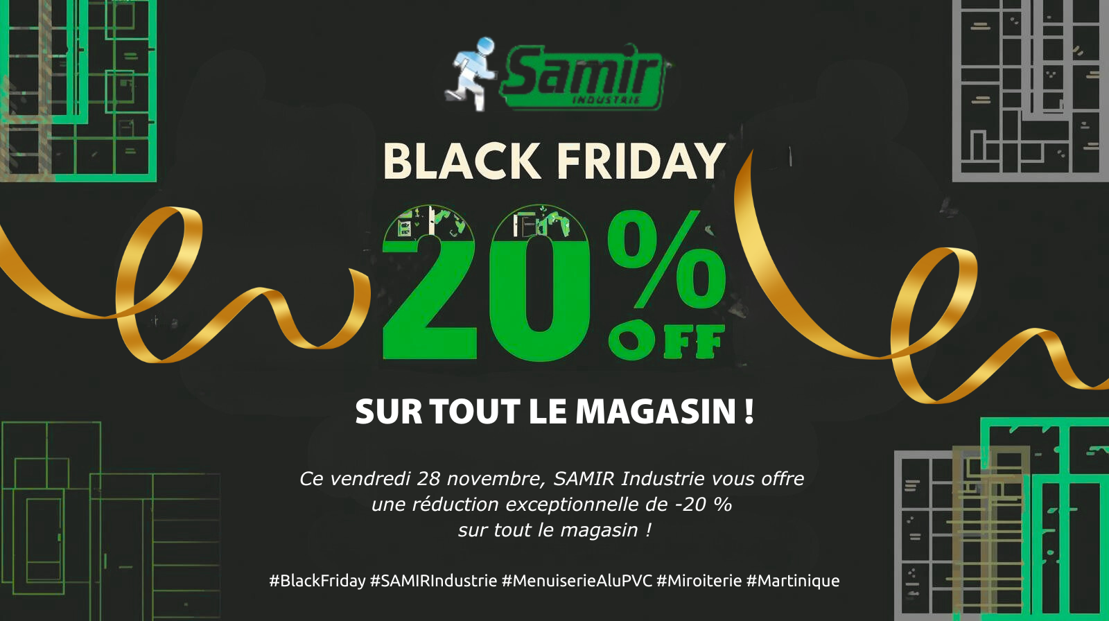 Black Friday : -20 % sur tout le magasin chez SAMIR
