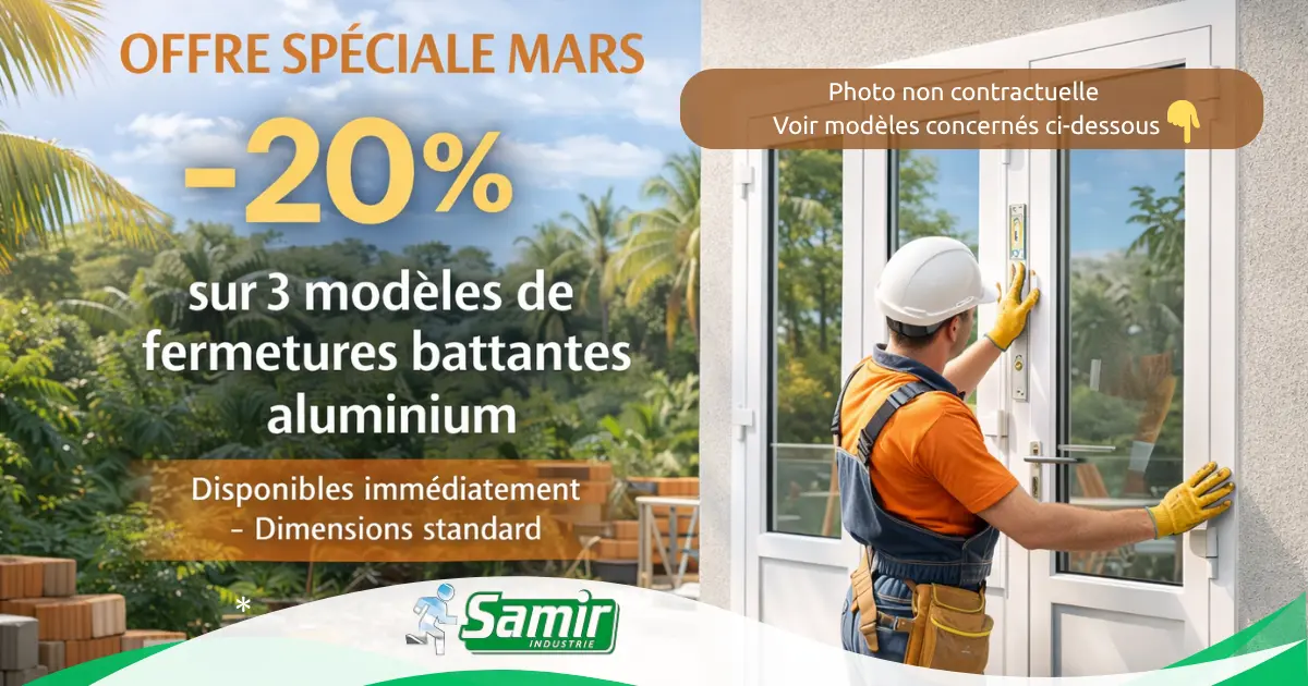 Offre spéciale Mars : la saison idéale pour finaliser vos chantiers !