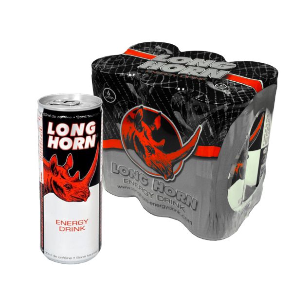 Boisson Energétique LONG HORN Energy Drink Classique