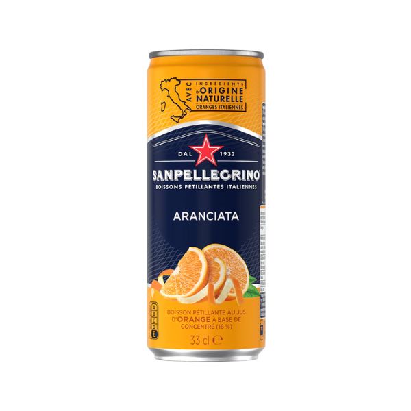 Boisson Pétillante SAN PELLEGRINO Aromatisée Aranciata Orange