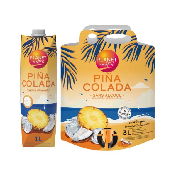 Jus PLANET COCKTAIL Piña Colada sans alcool