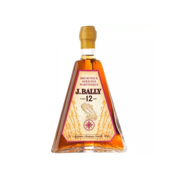 Rhum J. BALLY Vieux Pyramide 12 ans 45°