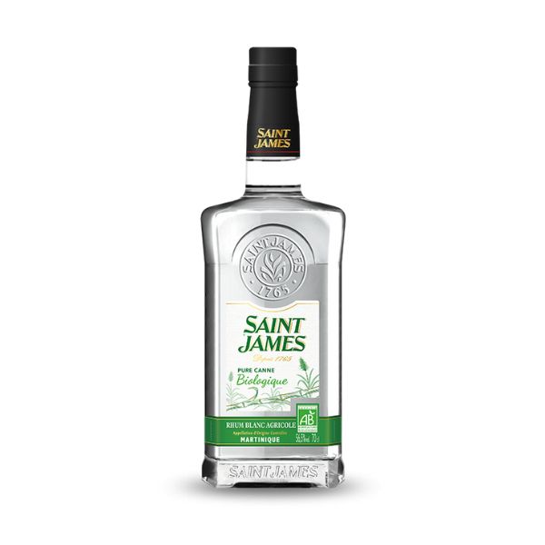 Rhum SAINT JAMES Blanc Bio 56,5°