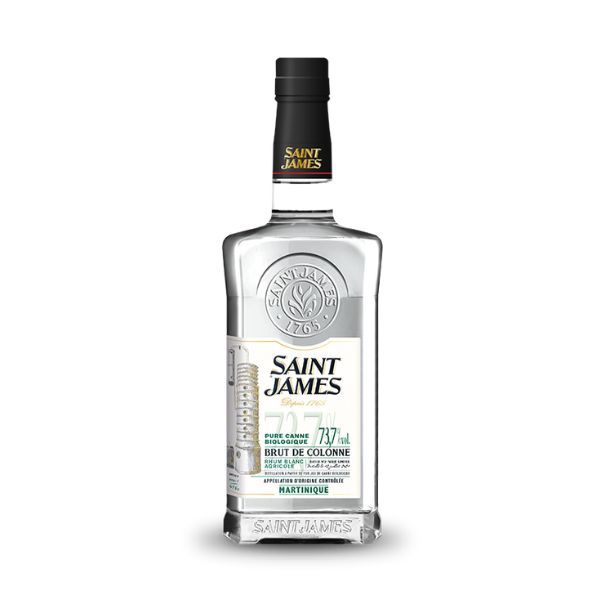 Rhum SAINT JAMES Blanc Bio Brut de Colonne 73,7°