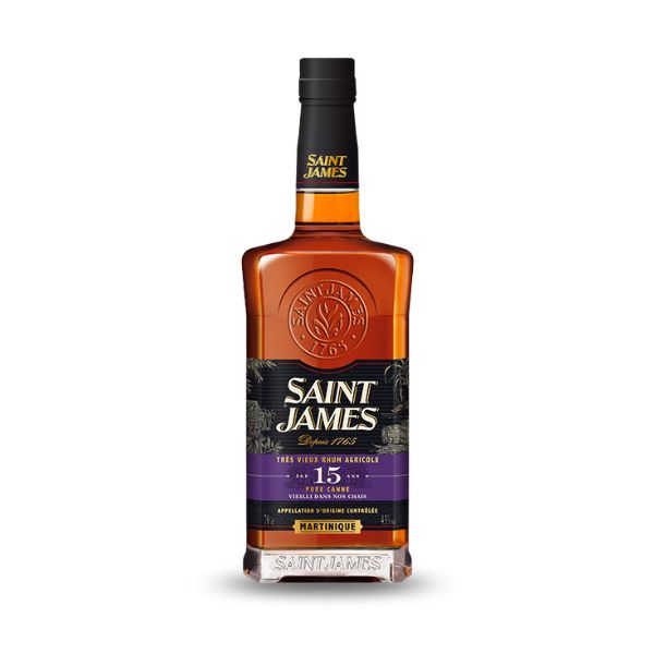 Rhum SAINT JAMES Vieux 15 ans 43°