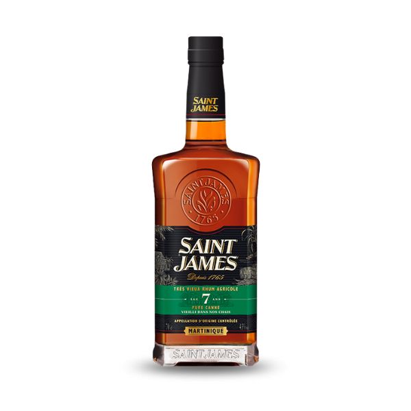 Rhum SAINT JAMES Vieux 7 ans 43°
