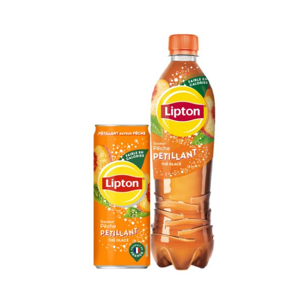 Thé Glacé LIPTON Ice Tea Pêche Pétillant