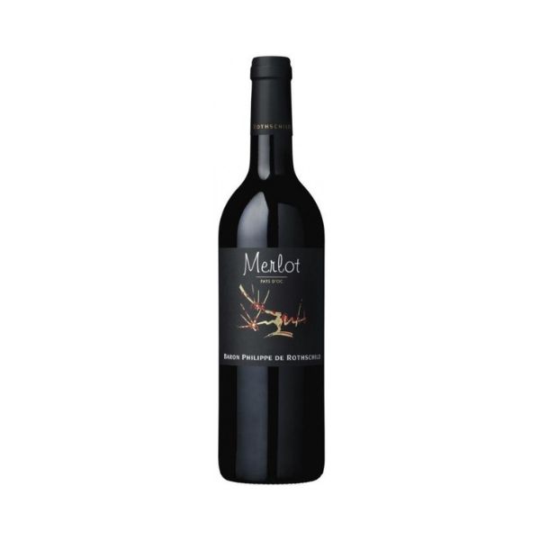 Vin BARON PHILIPPE DE ROTHSCHILD Merlot Pays D'Oc Rouge