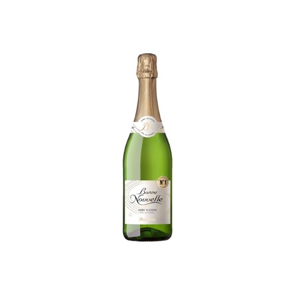 Vin sans alcool BONNE NOUVELLE Fine Bulle