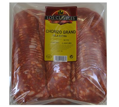 Chorizo tranche Grand Vela Extra (1 Kg)
