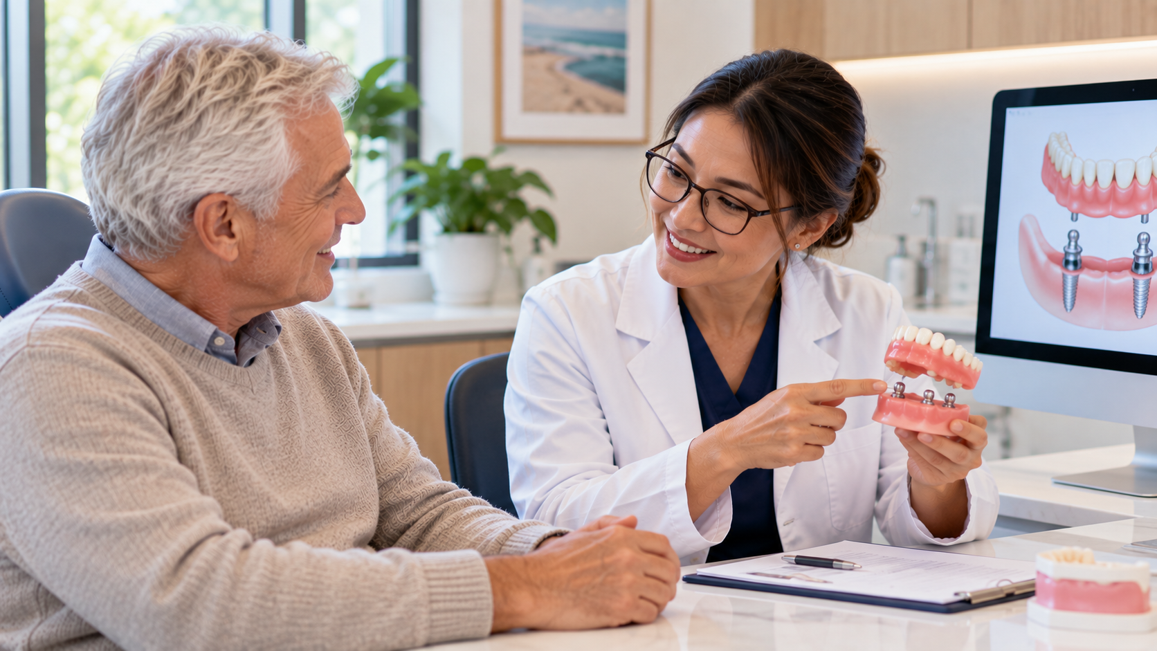 Ball-Retained Implant Dentures Explained