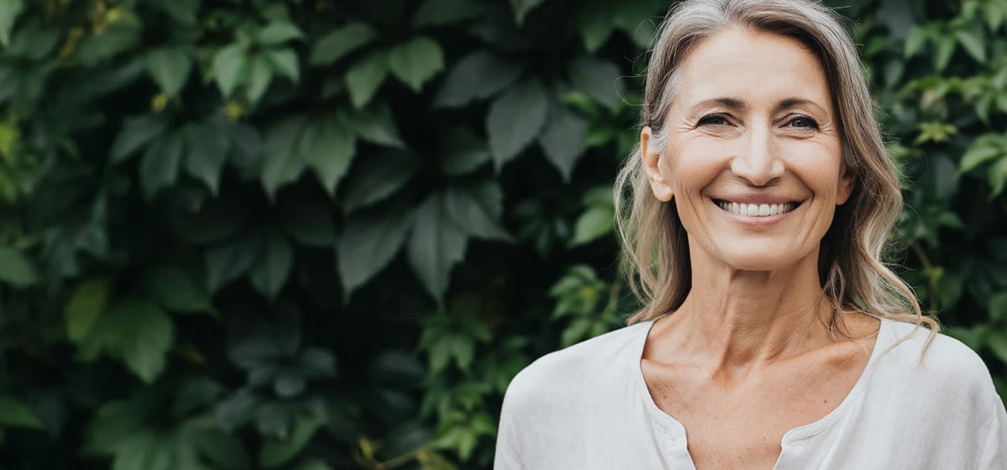 old woman with best denture