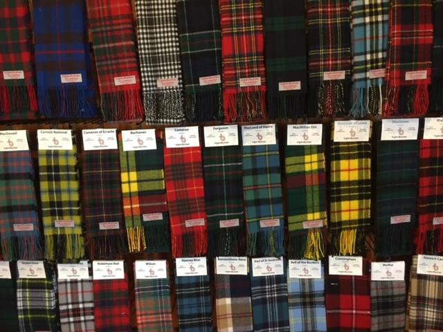 Scottish Tartan Lambswool Scarves