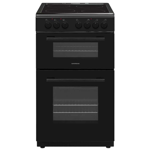 NordMende FS 50cm Twin Cavity Electric Fan Cooker with Ceramic Top Black