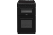 NordMende FS 50cm Twin Cavity Electric Fan Cooker with Ceramic Top Black
