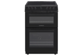 FS 60cm Twin Cavity Electric Fan Cooker with Ceramic Top Black