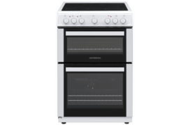 FS 60cm Twin Cavity Electric Fan Cooker with Ceramic Top White