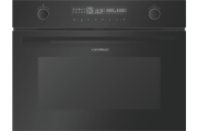 Built In 45cm 50L Combi Microwave And Multifunction Oven Black Glass